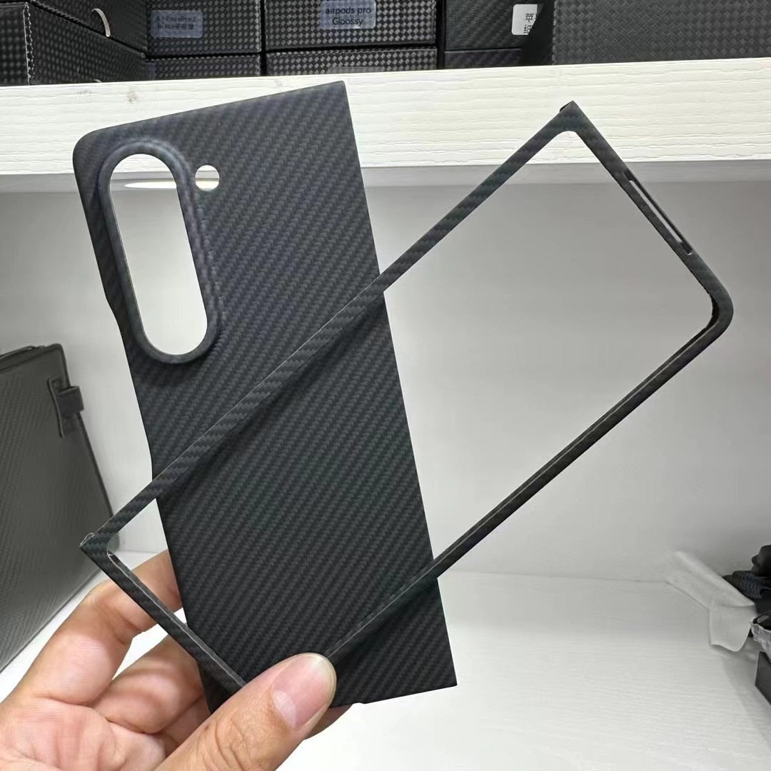 Real Carbon Fiber Case For Samsung Galaxy Z Fold - Premium Mobile Phone Cases from Dressmycell.com - Just $50! Shop now at Dressmycell.com Real Carbon Fiber Case For Samsung Galaxy Z Fold - Premium Mobile Phone Cases from Dressmycell.com - Just $50! Shop now at Dressmycell.com